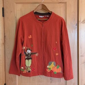 Festive Halloween Thanksgiving Sweater